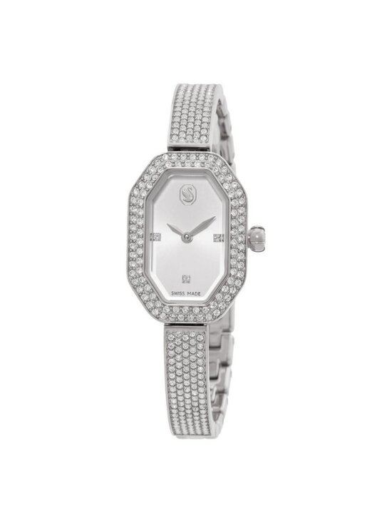 NWT Swarovski Dextera Bangle Quartz Crystal Ladies Watch
